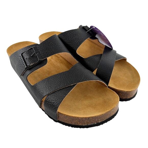 Plakton Women's Negro Elefante Lame CP Boludo Platform Sandals Size 9 - Picture 9 of 12